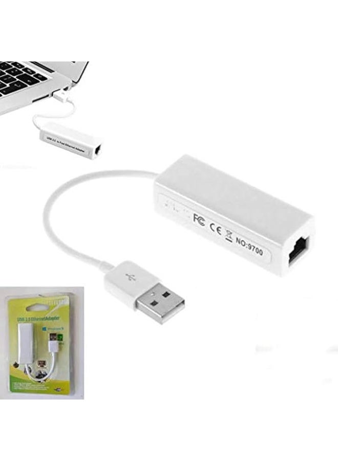 2B (CV668) Converter From USB2.0 To LAN – White - Image 2